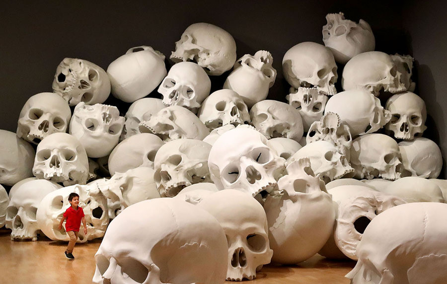 Mặt Trời đỏ rực trong cháy rừng California vào top ảnh tuần